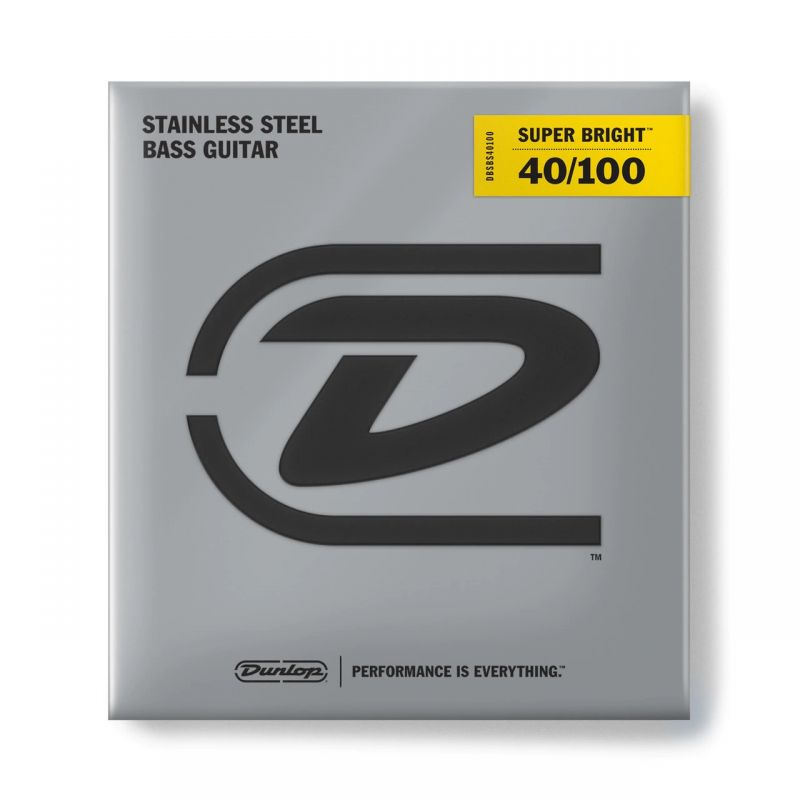 Набір струн DUNLOP DBSBS40100 SUPER BRIGHT STEEL (40-100)